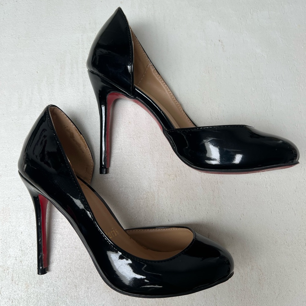 Christian Louboutin Red Bottom Black Heels